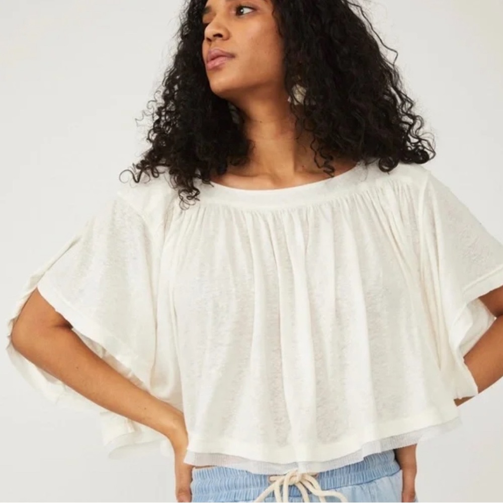 NWT Free People Sunsetter Tee